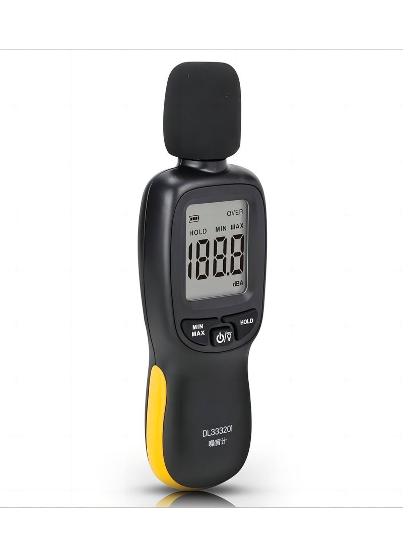 جهاز قياس مستوى الصوت الرقمي Lcd جهاز قياس الضوضاء جهاز اختبار مراقبة ديسيبل 30-130Db SPL متر للفصول الدراسية والمكتب والمصنع  - Image 1