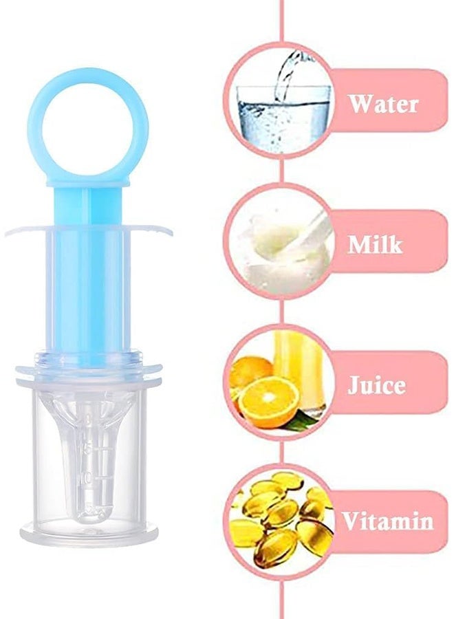 1Pc Blue Pet Medicine Feeder Liquid Oral Syringe Milk Nursing Bottles Syringe Soft Tip Plastic Pet Medical Feeding Tool for Dog Puppy Cat, Kitten Nursing Supplies - Image 2