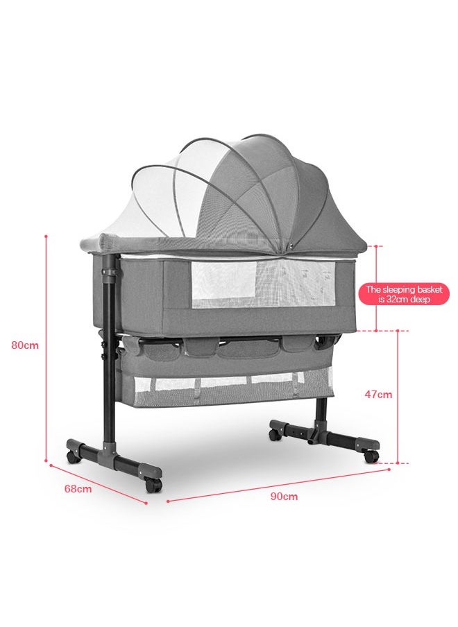 Multifunctional Portable Folding Baby Bedside Crib Bassinet - pzsku/Z589CCC083A104F1A54AAZ/45/_/1736409546/416edc55-d038-4c37-8688-0ad1c0facbdb