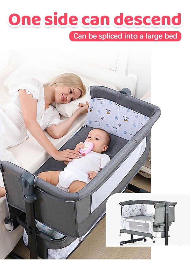 Multifunctional Portable Folding Baby Bedside Crib Bassinet - pzsku/Z589CCC083A104F1A54AAZ/45/_/1736409548/d36cc027-7de1-4d97-947b-19a48d98cb1c