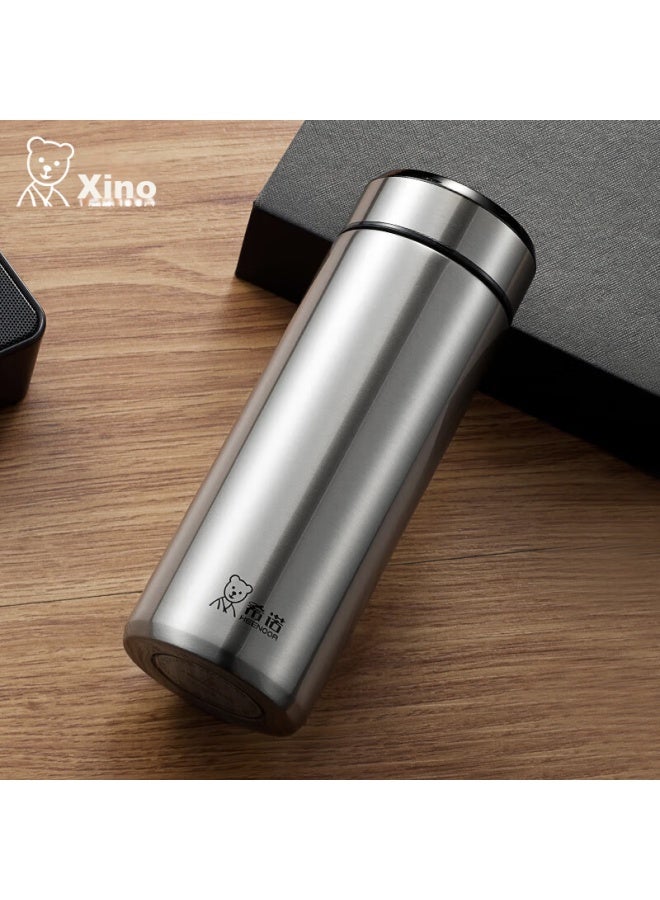 Heenoor Xino Insulated Mug For Men, Stainless Steel Tea Cup, Business Office Car Water Bottle, Xn-5608a Natural Color, 460ml - Image 4