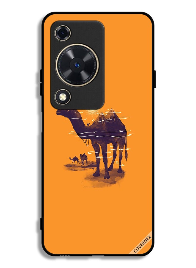 Covernex Huawei Nova Y72S Protective Case Cover Camels & Sun Art