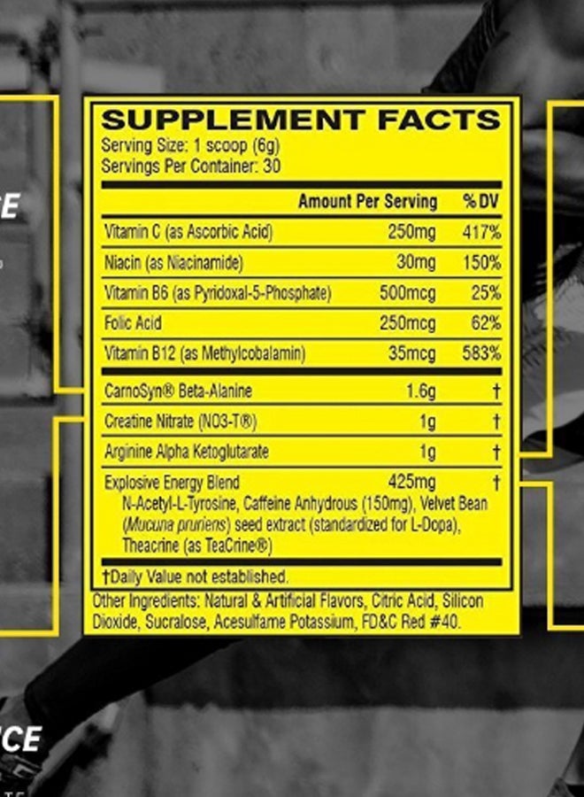 CELLUCOR C4 Original Explosive Pre-Workout - Orange Burst - 30 Servings - Image 4