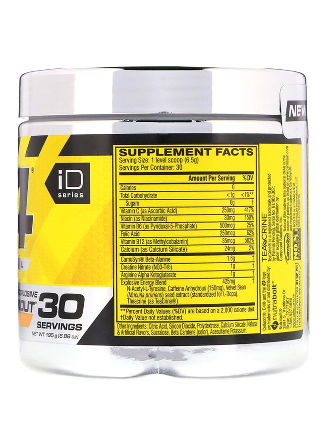 CELLUCOR C4 Original Explosive Pre-Workout - Orange Burst - 30 Servings - Image 2