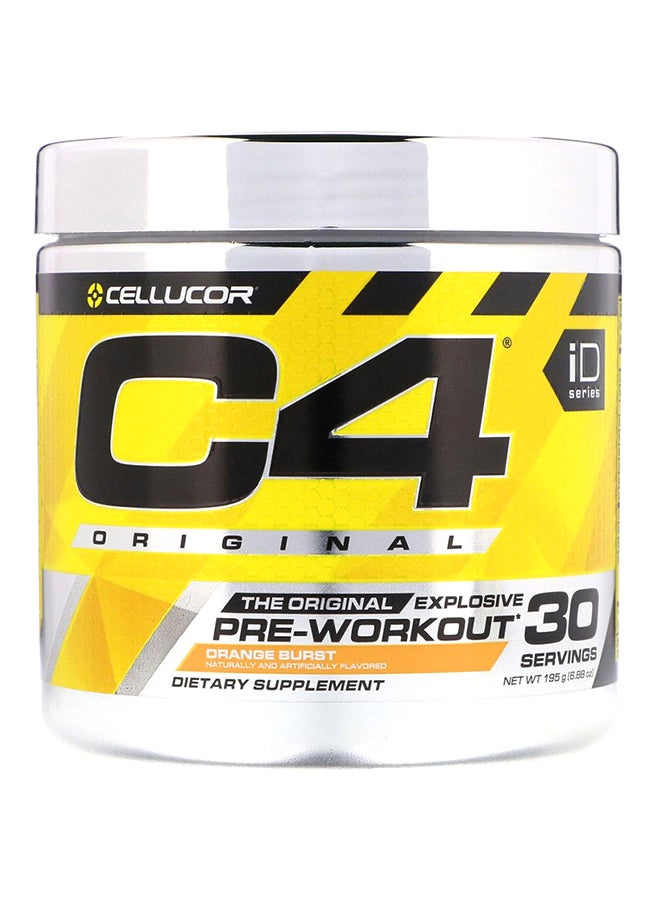 CELLUCOR C4 Original Explosive Pre-Workout - Orange Burst - 30 Servings - Image 1