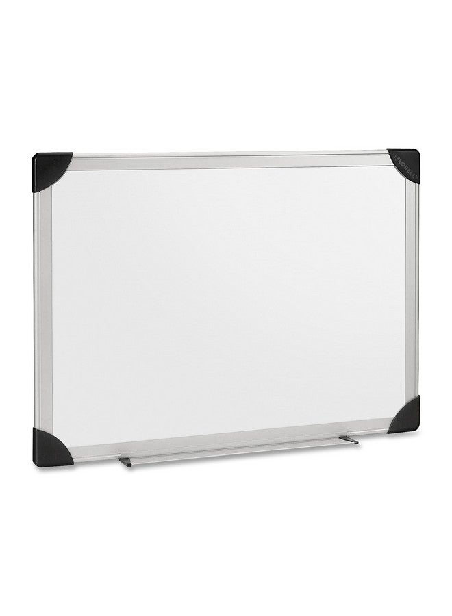 Lorell Dry-Erase Board, 24 by 18-Inch, Aluminum/White - Image 1
