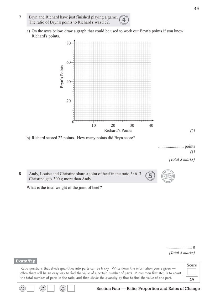GCSE Maths OCR Exam Practice Workbook: Foundation - includes Video Solutions and Answers