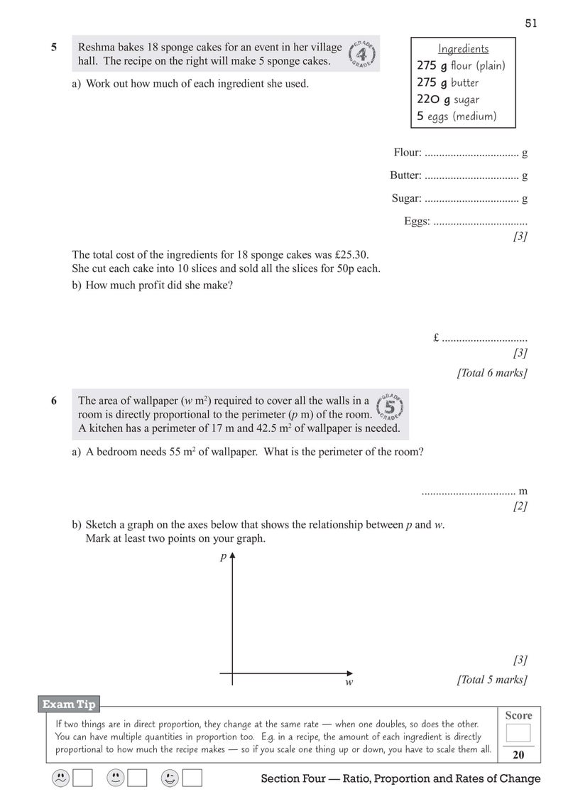 GCSE Maths OCR Exam Practice Workbook: Foundation - includes Video Solutions and Answers
