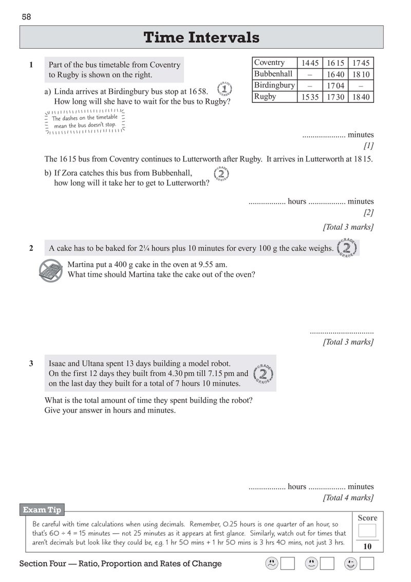 GCSE Maths OCR Exam Practice Workbook: Foundation - includes Video Solutions and Answers
