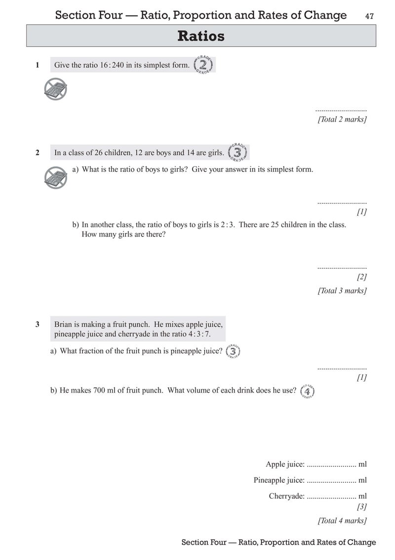 GCSE Maths OCR Exam Practice Workbook: Foundation - includes Video Solutions and Answers