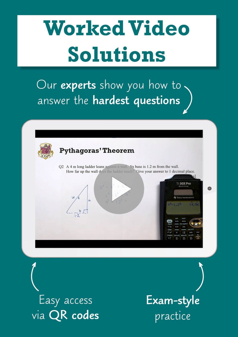 GCSE Maths OCR Exam Practice Workbook: Foundation - includes Video Solutions and Answers