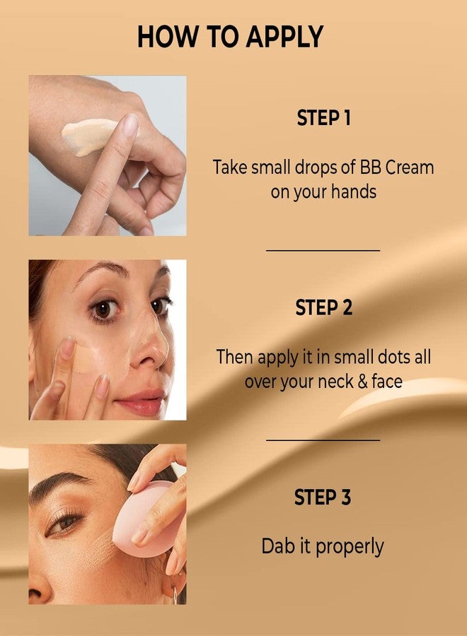 INCOLOR Complexion Rescue Long Lasting Moisturizing Brightening Vitamin E Filled in SPF30 BB Cream,40 ml (Shade No 4) - Image 3