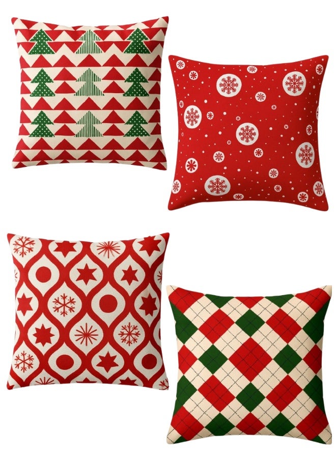Snooze Cushion cover set 4pcs, 40*40 cm, sparkles design - Image 1