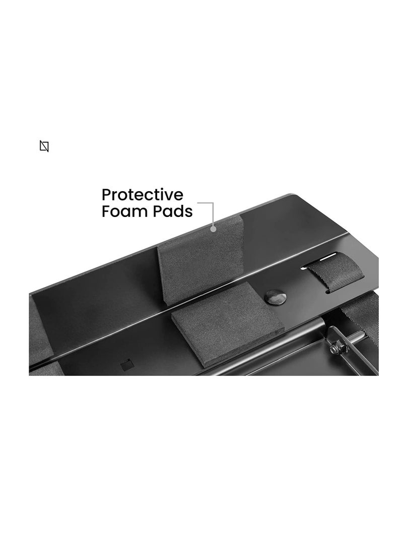NAVODESK - Navodesk Stap-on Under Desk CPU Holder, CPU Mount, PC Holder with Sliding Track - Image 1