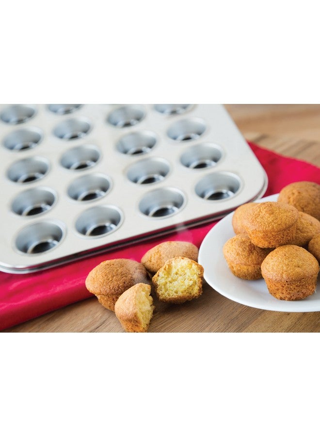 Fox Run Mini Muffin and Cupcake Pan, 10.5 x 13.75 x 1.5 inches, 24 Cup, Stainless Steel - Image 4