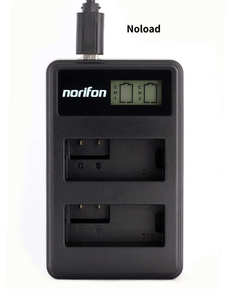 Norifon NP-45 Dual Channel LCD USB Charger for Fujifilm FinePix JX250, JX400, J38, J10, J20, JX520, JX580, JX300, JX680, JX370, JV200, JV100, JZ250, JZ100, JZ300, T200, T350 Camera and More - Image 4