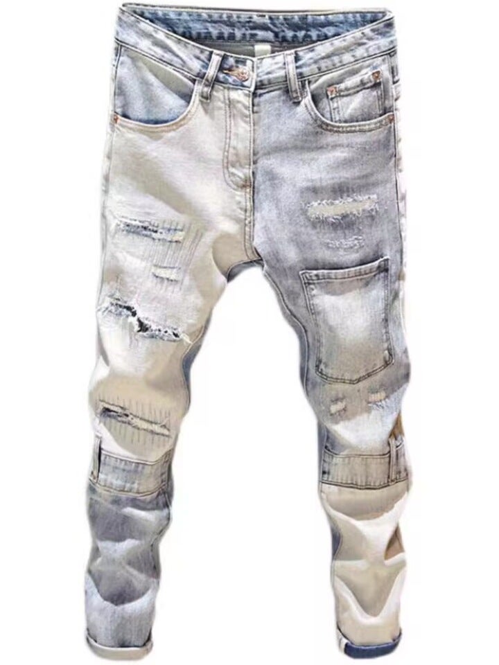 Unisex Classic Denim Jeans Loose Fit Daily Outdoor Wear - Image 2