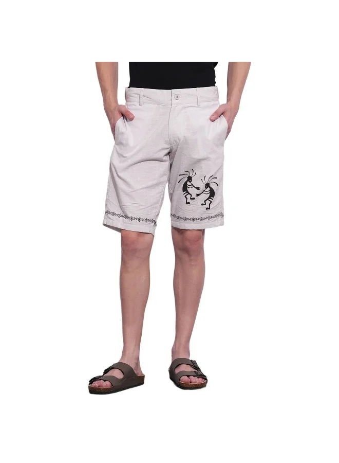 بيينغ هيومان Mens Light Grey Moderno Fit Shorts