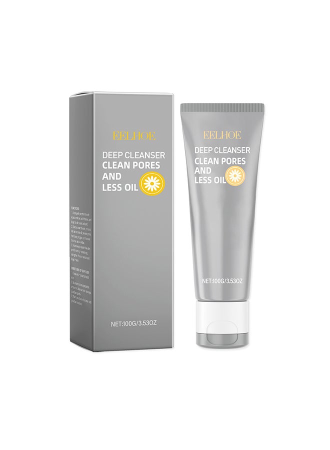 EELHOE amino acid cleanser is rich in glycerin, soy amino acids, aloe extract, chamomile extract, cocamidopropyl betaine and other ingredients. It is suitable for gently cleansing facial skin, moisturizing and nourishing skin care - Image 1
