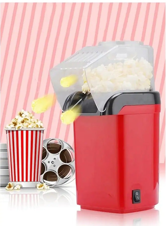 APEX Hot Air Popcorn Machine 1200w, Quick To Complete Healthy Food In 2-3 Minutes 1.8 L 1200 W  Red - Image 5
