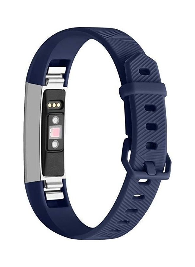 نيبمينينت سوار معصم من السّيليكون الصّلب لساعة فيتبيت ألتا/ HR لون أزرق داكن - Image 1