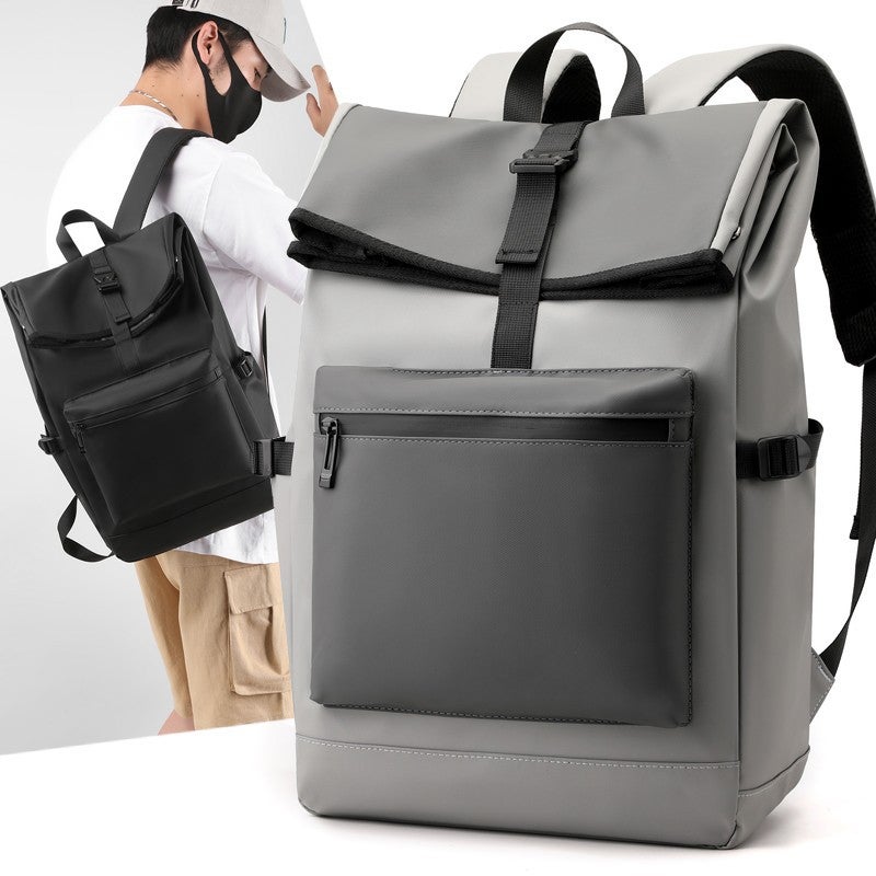 Factory Fashion Lightweight Nylon Backpack – Urban Simplicity for College Students - Image 1
