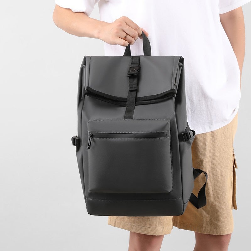 Factory Fashion Lightweight Nylon Backpack – Urban Simplicity for College Students - Image 3