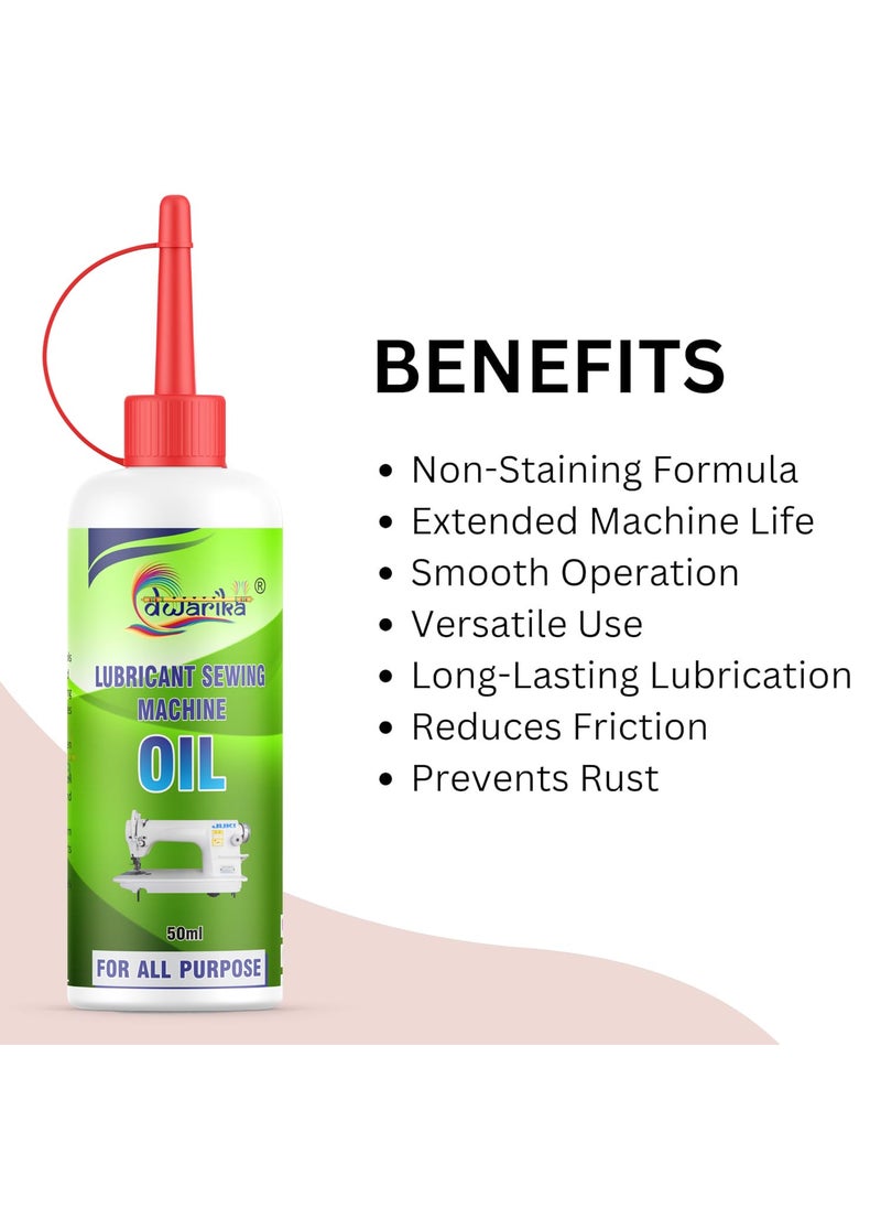 DWARIKA - Dwarika Sewing and Multipurpose Lubrication Machine Oil 50 ml 1 - Image 1