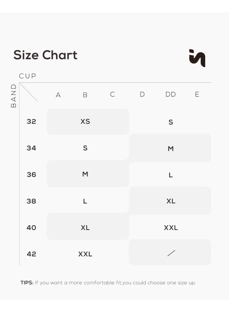 Inbarely Women's Seamless Wireless Bralette Cami Bra - No Underwire, Unlined Comfort Sports Bra - Image 4