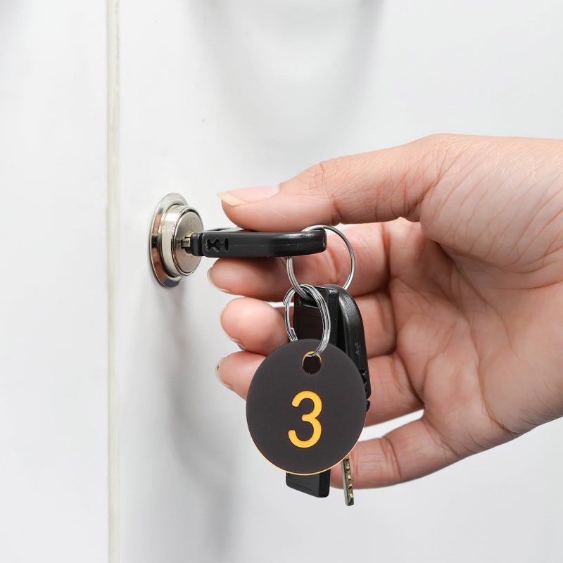 100 Numbered Plastic Key Tags With Holes For Lockers And Restaurant Tables - Image 5