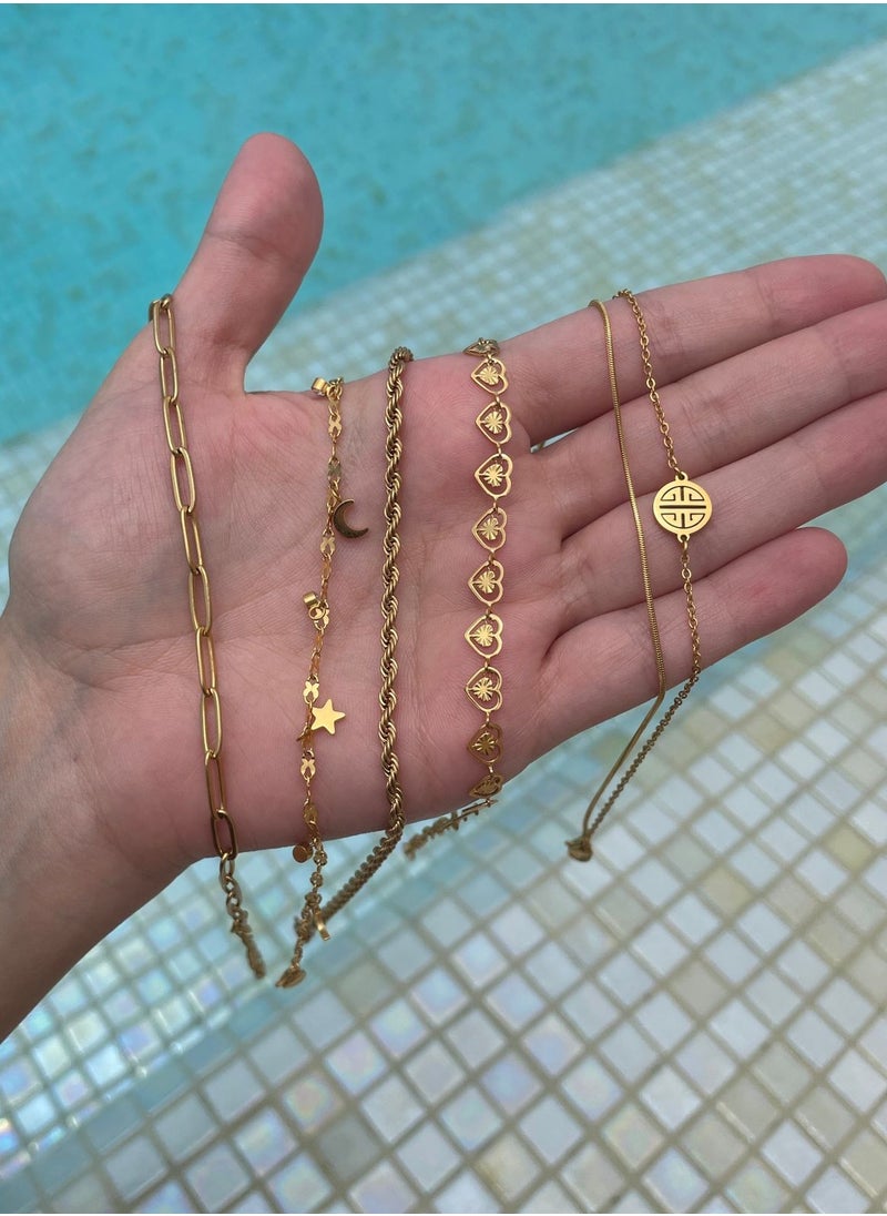 Clé de Lune - The Empty Chain Anklet - Image 1