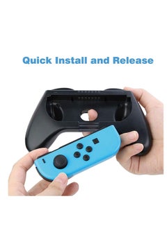 SYOSI Grip Kit Grip Compatible with Nintendo Switch Controller Racing Switch Steering Wheel 4 Pack, Comfort Handle for Kids Family Fun Special for Mario Kart 8 Deluxe  - Image 3