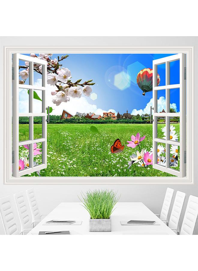 Bluejw Ci Yan Stickers Three-dimensional Fake Window Wall Stickers Decorative Painting Bedroom Living Room Dining Room Background Wall Self-adhesive Landscape Mural - Image 5