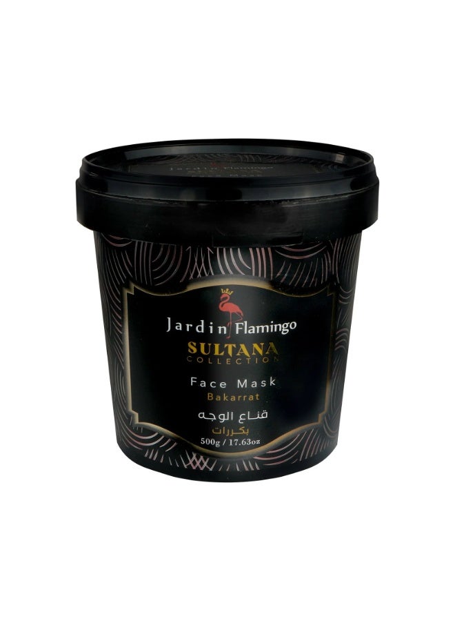 Jardin Flamingo sultana face mask with bakarrat 500 gr