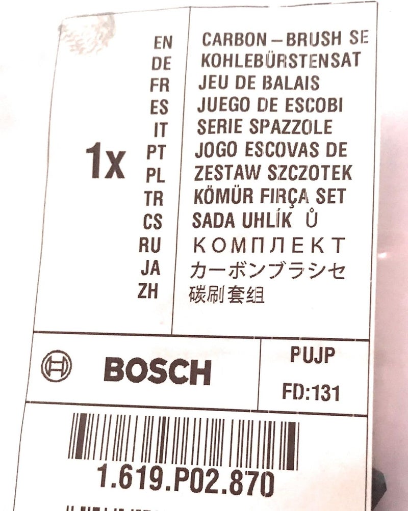 BOSCH Carbon Brush - 1 619 P02 870 - Image 2