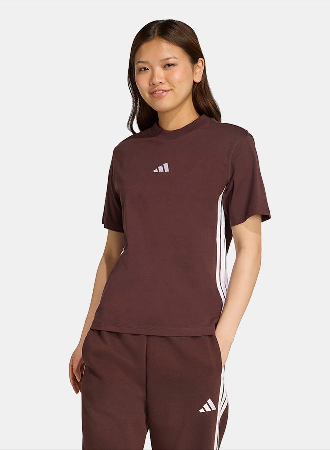 Adidas Essentials 3-Stripes Cotton T-Shirt - Image 1