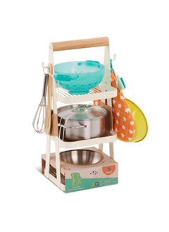B. Toys Mini Chef - Pot & Pan Playset Play Kitchen Accessories  - Image 2
