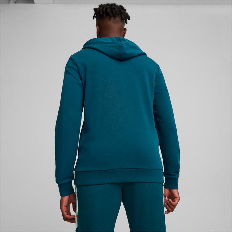PUMA NEYMAR JR Creativity Mens Blue Football Hoodie - Image 3