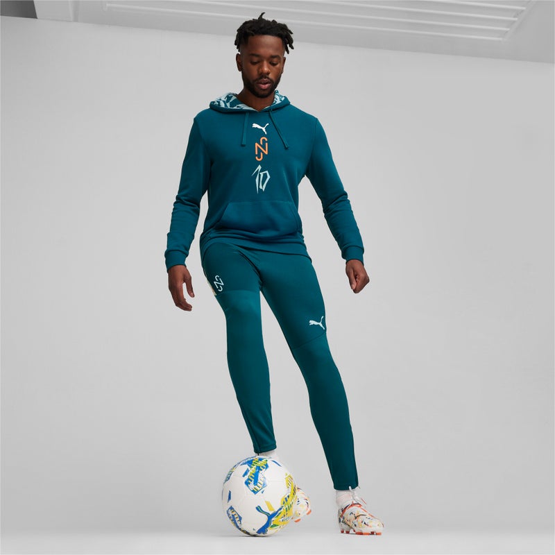 PUMA NEYMAR JR Creativity Mens Blue Football Hoodie - Image 4