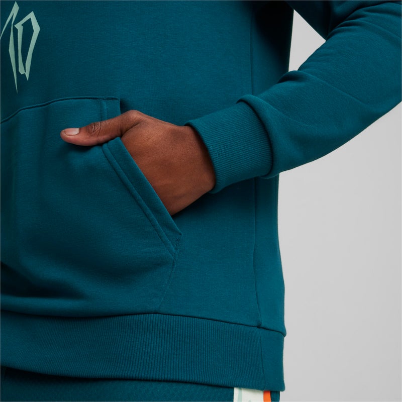 PUMA NEYMAR JR Creativity Mens Blue Football Hoodie - Image 5