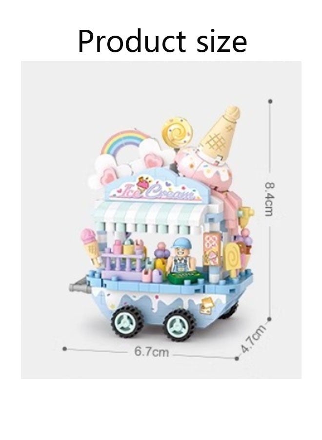 Mini City Shop Street View Building Blocks Model Set,Simulation Architecture Collection Particle Construction Building Bricks Toy,Home Decoration  - Image 2