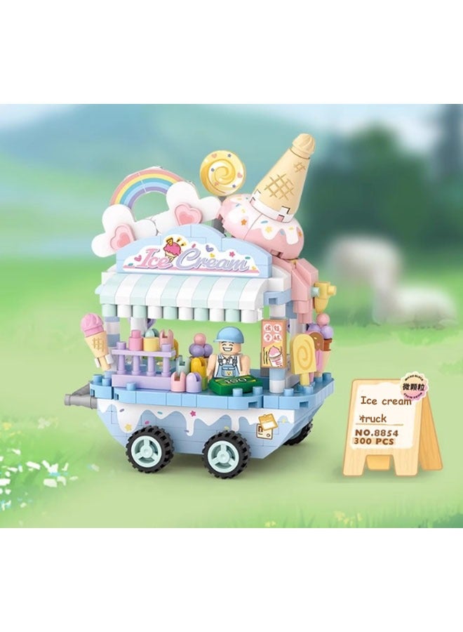 Mini City Shop Street View Building Blocks Model Set,Simulation Architecture Collection Particle Construction Building Bricks Toy,Home Decoration  - Image 5