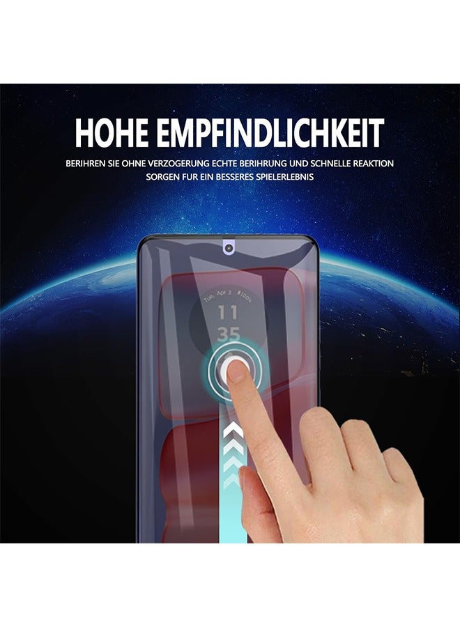 إكس ليفيل واقي شاشة الخصوصية لهاتف Motorola Edge 50 Pro 5G، صلابة 9H، مضاد للتجسس، مضاد للخدش، مضاد للغبار، طبقة زجاجية مقواة سهلة التركيب - Image 4