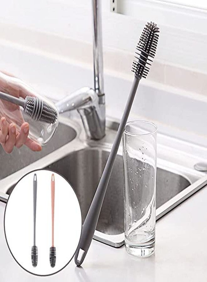 ULTRONEX Long Bottle Cleaning Brush for Washing Water Bottle, Narrow Neck Containers, Hydro Flask, Vacuum Sports Bottle, Vase and Glassware - Image 3