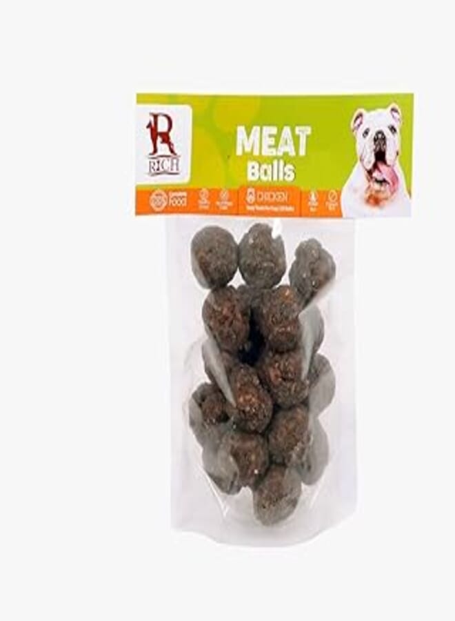 Meat Balls Dog Treats (20, Chicken)