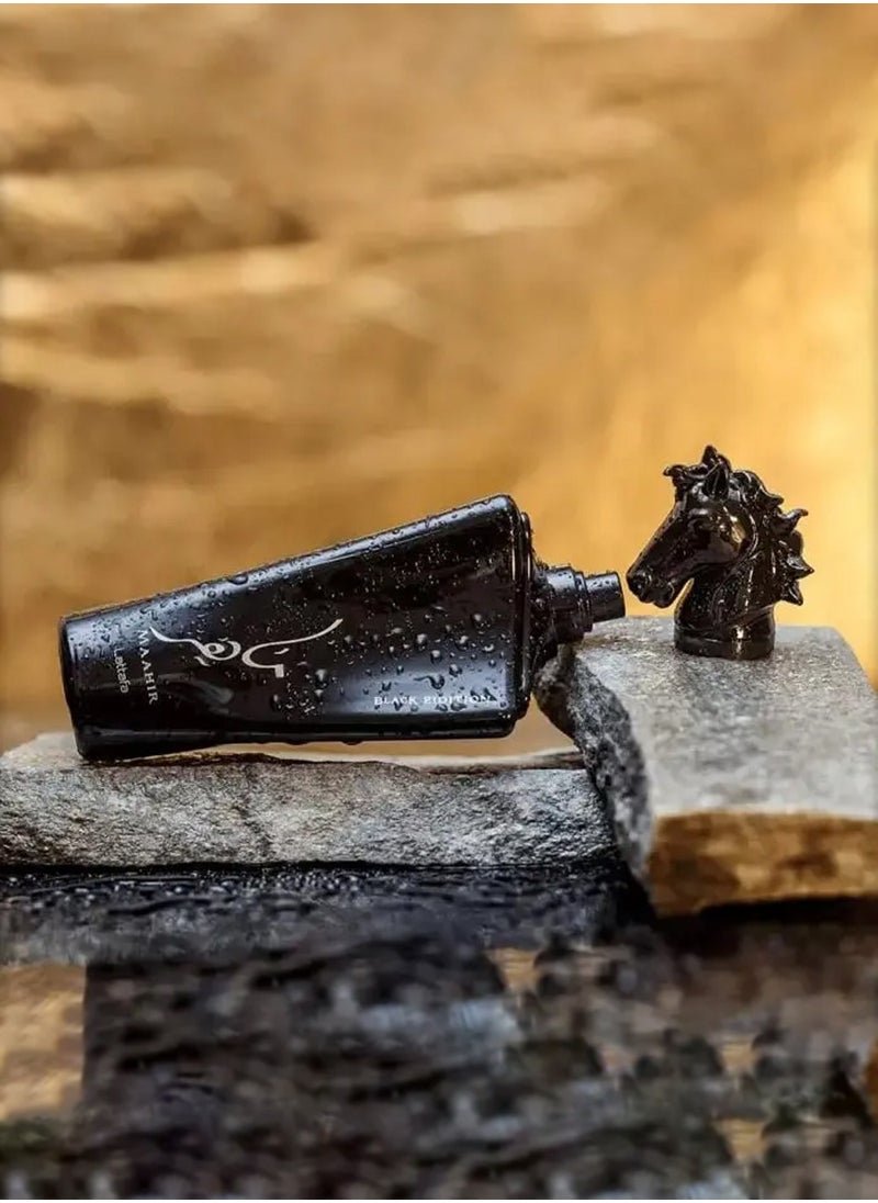 Lattafa Maahir Black Edition by Lattafa | Unisex Perfume 100ml | Luxury Long Lasting Perfume with Oud, Patchouli & Leather Notes  - Image 4