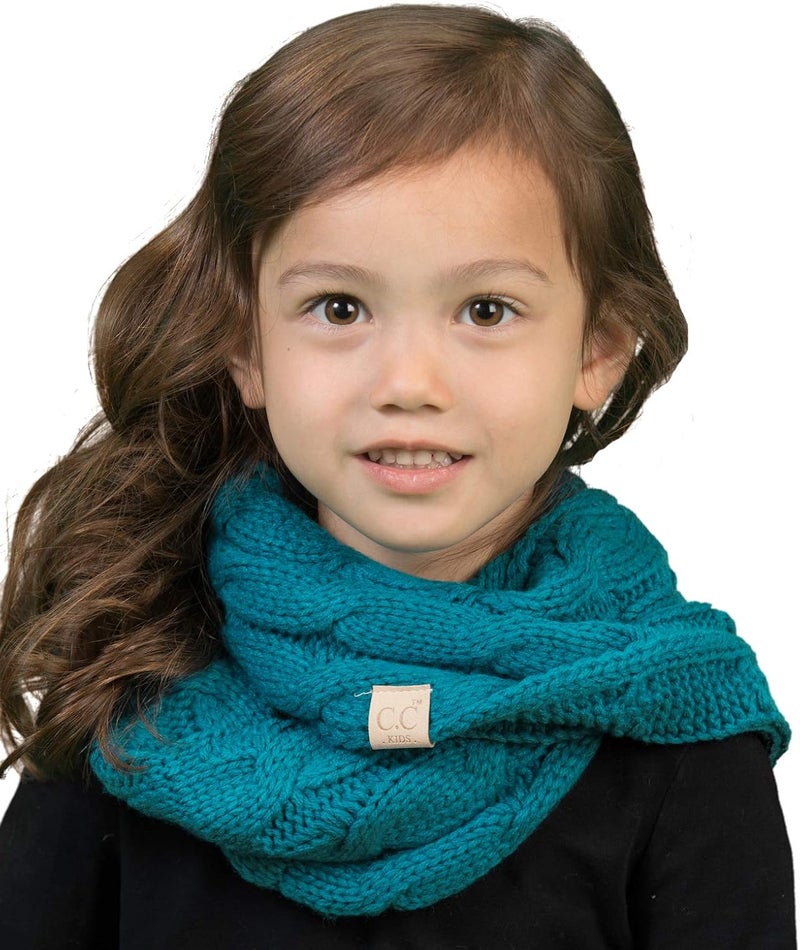 Funky Junque Kids Winter Scarf – Toddler Girl Neck Warmer, Baby Infinity Scarf, Warm Balaclava for Kids, Soft Girls Scarves - Image 3