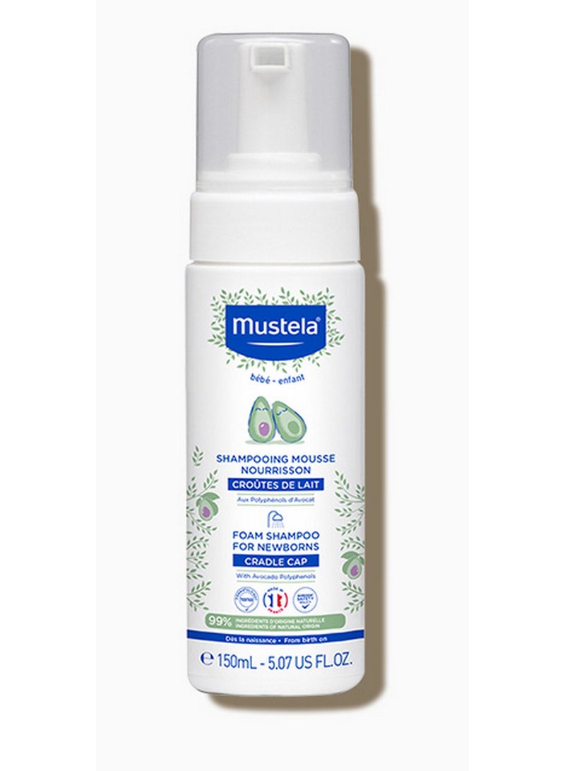 Mustela Foam Shampoo For Newborns 150 ML - Image 1