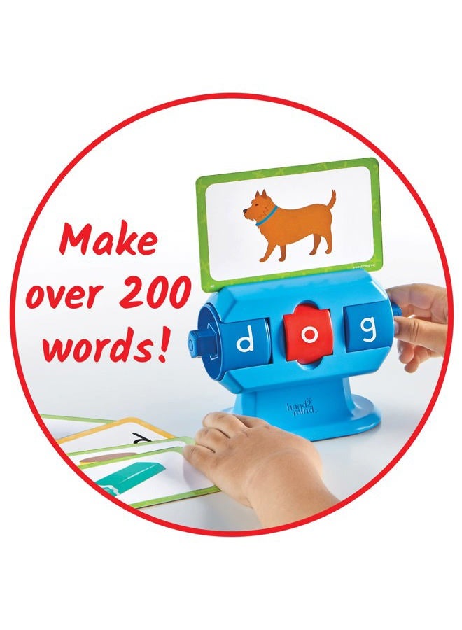 hand2mind Beginning Word Builder, CVC Word Games, Spelling Toys for Kids 3-5, Learning How to Read, Sight Words Flash Cards, Kindergarten Learning Activities, Science of Reading Manipulatives - Image 3