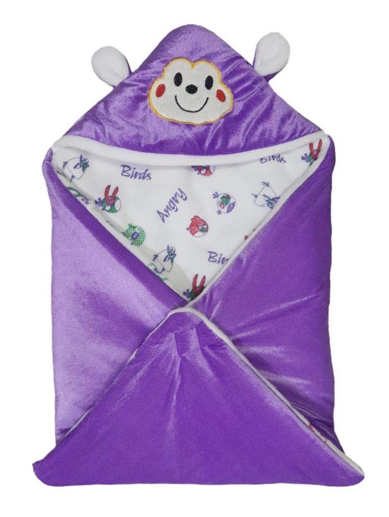 BRANDONN New Born Hooded 3 in 1 Wrapper, Sleeping Bag, Baby Blanket for Babies - Image 1
